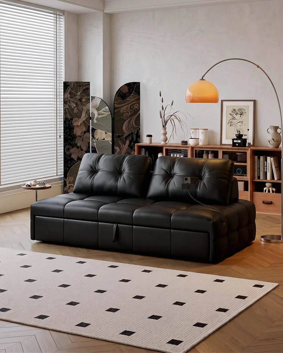Harris Single Seater, Two Seater Sofa Bed, With Side Table & Smart Phone Holder