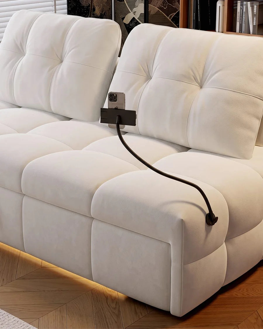 Harris Single Seater, Two Seater Sofa Bed, With Side Table & Smart Phone Holder