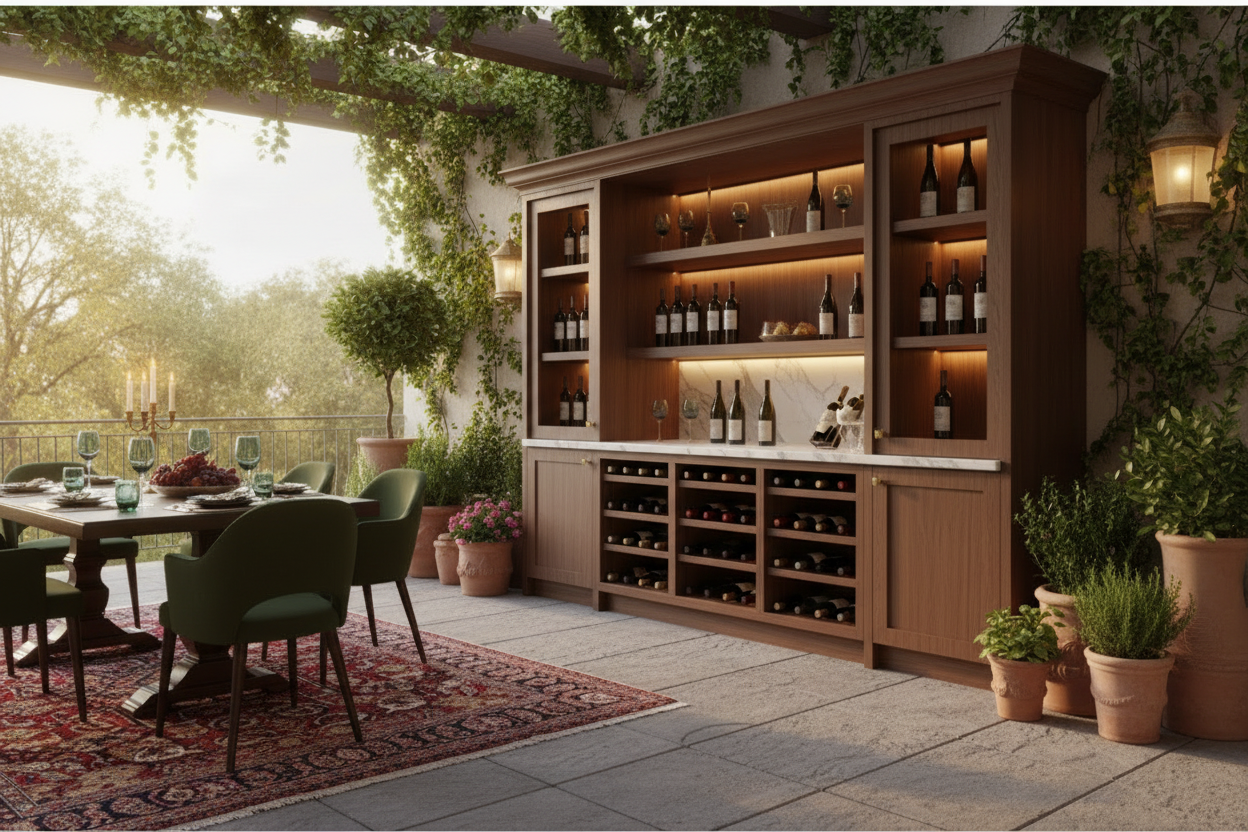 Luxury Vintage Outdoor Wine Banner